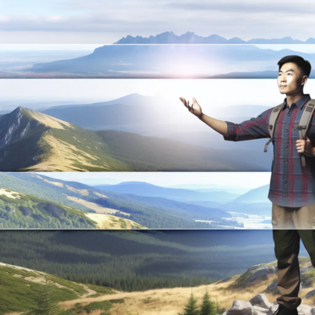 Panoramiczny widok podróżniczy z Polski, symbolizujący inspiracje wyjazdowe